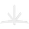 Ekena Millwork Alberta Architectural Grade PVC Gable Bracket, 84"W x 56"H x 4"D x 6"F, 16/12 Pitch GBP084X56X0406ALB00 - alternate 4